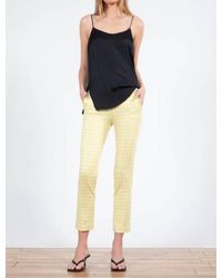 Avenue Montaigne - Lulu Straight Cropped Pant - Lyst