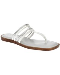 TUSCANY by Easy StreetR - Antea Leather Slip On T-strap Sandals - Lyst