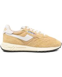 Autry - Panelled And Calf Suede Sneakers - Lyst