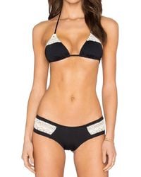 LSPACE - Sensual Solids Lucy Triangle Bikini Top - Lyst