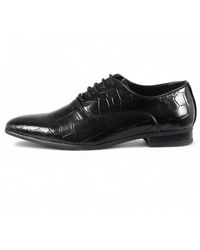 Infinity Leather - Classic Lace-Up Oxford Derby Formal Shoes - Lyst