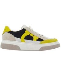 Ferragamo - Cassina Gancini Low-Top Sneakers - Lyst