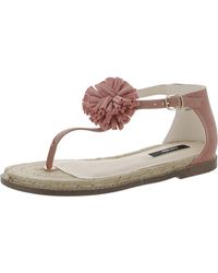 Kensie - Eduardo Open Toe Ankle Strap T-strap Sandals - Lyst