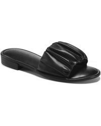 Aerosoles - Jamaica Ruched Slip On Slide Sandals - Lyst