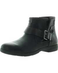 BCBGeneration - Rough Leather Ankle Booties - Lyst