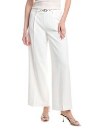 Tahari - Wide Leg Pleated Trouser - Lyst