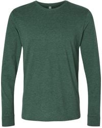 Next Level - Sueded Long Sleeve T-Shirt - Lyst