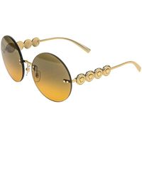 Versace - Ve2214 Medusa Rimless Round Non-Polarized Sunglasses - Lyst
