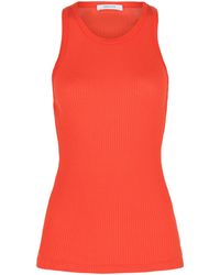 Ferragamo - Ribbed Tank Top - Lyst