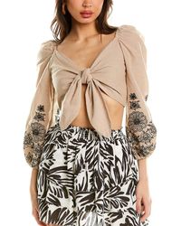 Willow Long-Sleeve Top (iris)