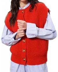 FRNCH - Carmele Tank Top Sweater - Lyst