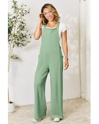 TRUEDAMES - Full Size Wide Strap Overall With Pockets - Lyst