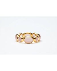 Avenue Chic - Ovali Eternity Stacking Ring - Lyst