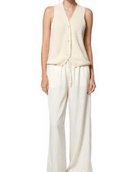 Amanda Maria - Butter Satin Everyday Pant - Lyst