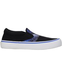 Marcelo Burlon - Slip On Uomo Tessuto Nero/Blu - Lyst