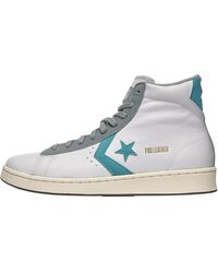 Converse - Pro Leather Hi/Soft Aloe/Ash Stone 171607C - Lyst