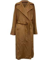 Max Mara - Manuela Belted Notched-Lapel Coat - Lyst