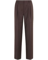 Anine Bing - Trent Tailored Trousers With Front Pleats - Lyst