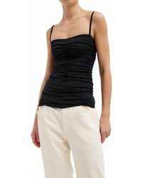 Tibi - Stretch Tech Knit Shirred Cami - Lyst