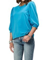 Another Love - Tamryn Short Puff Sleeve Top - Lyst