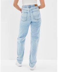 American Eagle Outfitters - Ae Ripped Highest Waist baggy Straight Jean - Lyst