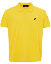 DSquared² - Dsqua2 Sleek Cotton Sunshine Polo Shirt - Lyst