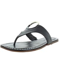 Bernardo - Mallory Leather O-ring Thong Sandals - Lyst
