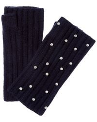 Sofiacashmere - 2X2 Rib Fingerless Cashmere Glove - Lyst