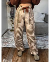 Urban Daizy - Parker Striped Patch Pocket Utility Pants - Lyst