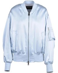 Dondup - Light Polyester Elastane Satin Bomber Jacket - Lyst