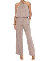 Crescent - Noa Pull On Satin Pants - Lyst