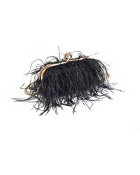 Moda Luxe - Harlow Feather Evening Bag - Lyst