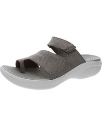 Bzees - Carry On Toe Loop Knit Slide Sandals - Lyst