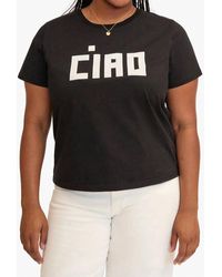 Clare V. - Original Tee With Ciao - Lyst