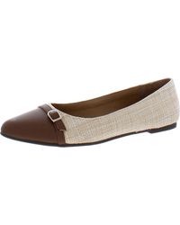 Me Too - Faux Leather Toe Cap Loafers - Lyst