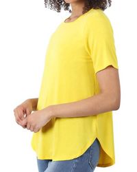 Zenana - Modal Round Neck Short Sleeve Top Plus - Lyst