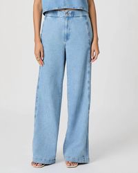 PAIGE - Rumi Wide Leg Pant - Lyst