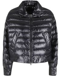 Herno - Short Shirt-Collar Zip-Front Polyamide Down Jacket - Lyst
