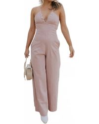 C'isa - Aleah Sleeveless Jumpsuit - Lyst
