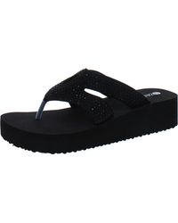 Bzees - Rio Slip On Flip-Flop Wedge Sandals - Lyst