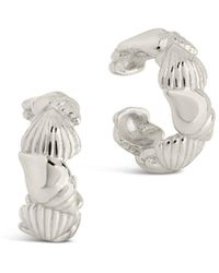 Sterling Forever - Sterling Cali Shell Ear Cuff Set Of 2 - Lyst
