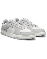 HUGO - Low-Top Trainers With Faux Leather - Lyst