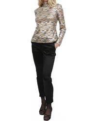 Rosetta Getty - Fitted Turtleneck Top - Lyst