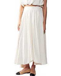 Trend:Notes - High Waisted Pleated Maxi Skirt - Lyst
