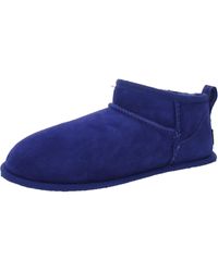 UGG - Classic Ultra Mini Suede Ankle Bootie Slippers - Lyst