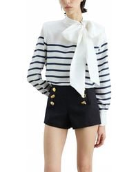Franchise - Johanna Silk Collar Blouse - Lyst