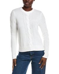 Minnie Rose - Cable Cashmere-Blend Sweater - Lyst