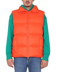 MSGM - High Neck Puffer Vest - Lyst