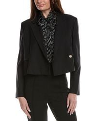 Maje - Wool-Blend Suit Blazer - Lyst