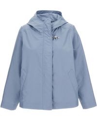 Fay - Short Parka Popeline Tech - Lyst